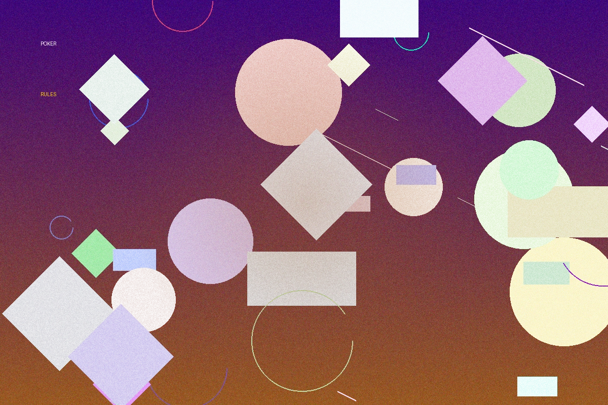 德州扑克游戏规则说明图